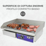 Piastra Elettrica da Cucina in Acciaio Inossidabile KuKoo - 50cm