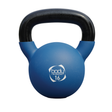 Kettlebell Body Revolution da 16kg, rivestita in neoprene blu, manico nero, design ergonomico per un allenamento efficace
