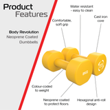 Manubri in neoprene 2 x 8 kg