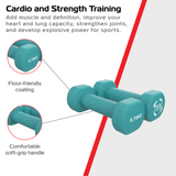 2 Manubri in Neoprene da 0,75 kg