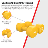 Manubri in neoprene 2 x 8 kg