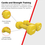 2 Manubri in Neoprene da 1,5 kg