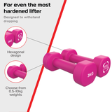 Manubri in neoprene 2 x 3 kg