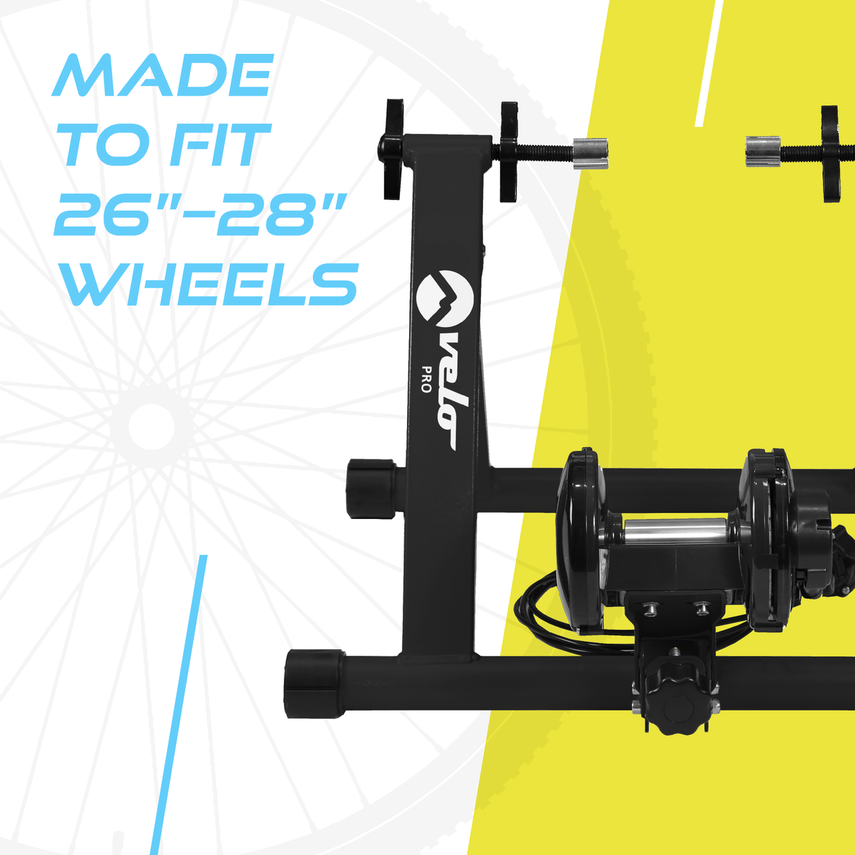 Velo Pro – Rullo Magnetico Bianco per Allenamento Indoor