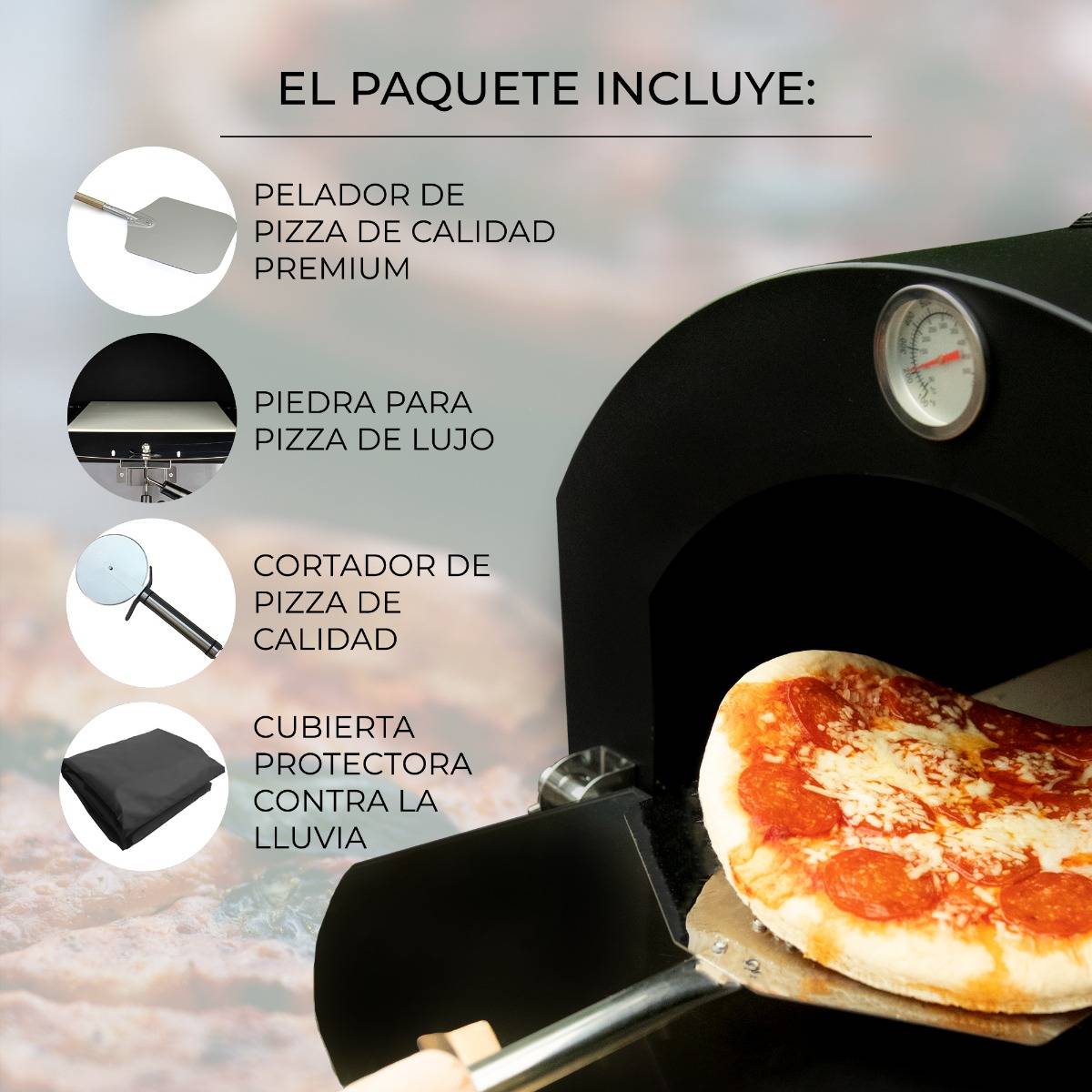 Forno per Pizza da Esterno KuKoo con Copertura Impermeabile