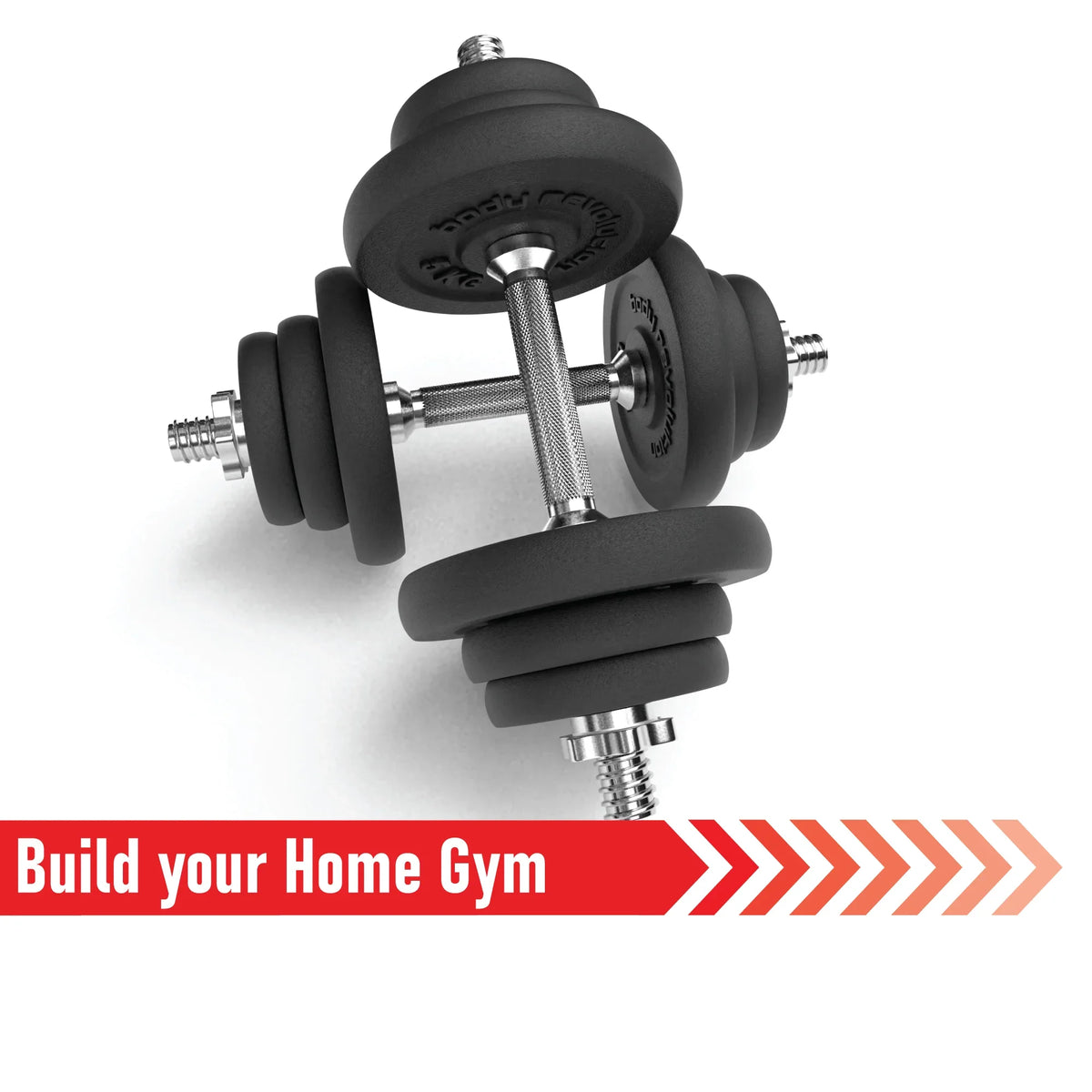 Set Manubri Regolabili 2 in 1 Body Revolution con Bilanciere - 50kg
