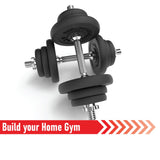 Set Manubri Regolabili 2 in 1 Body Revolution con Bilanciere - 50kg