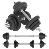 Set Manubri Regolabili 2 in 1 Body Revolution con Bilanciere - 50kg