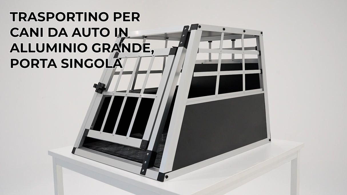 Gabbia per Cani per Auto Singola - Grande