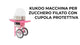 Macchina per Zucchero Filato KuKoo con Cupola Protettiva e Carrello