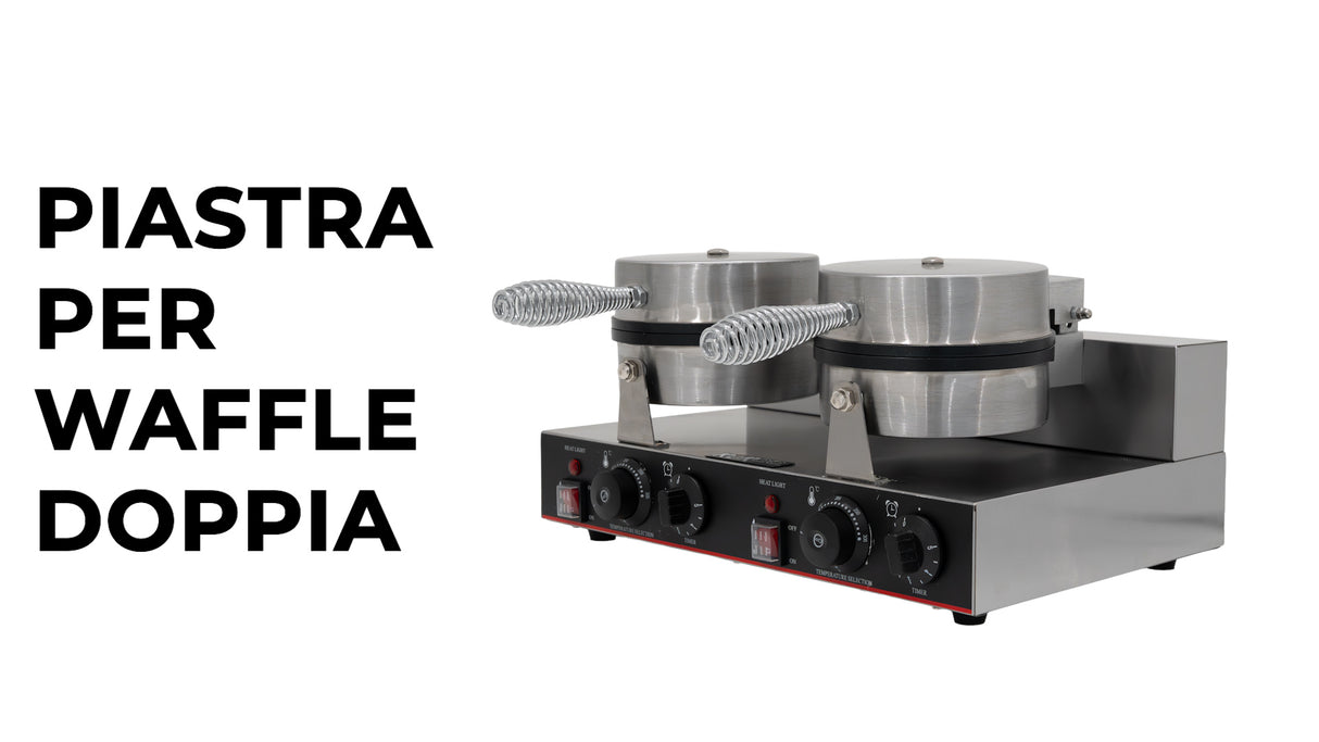 Piastra per Waffle Doppia KuKoo