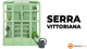Serra Vittoriana da Giardino in Verde con Finestre Auto-Ventilate e Ripiani Regolabili