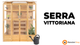 Serra Vittoriana da Giardino in Legno Naturale con Finestre Auto-Ventilate e Ripiani Regolabili
