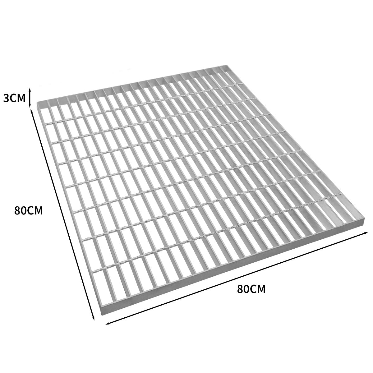 Griglia Zincata - 800 mm x 800 mm