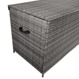 Contenitore per cuscini in rattan – Grigio