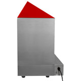 KuKoo Macchina a Vapore per Hot Dog in Acciaio Inox con Carrello