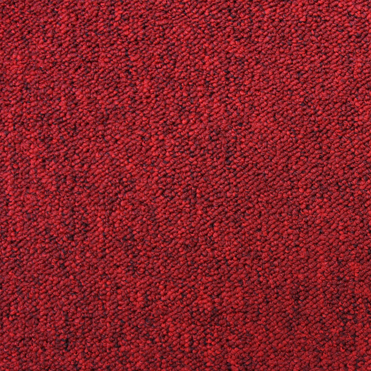 40 Mattonelle di Moquette 10mq in Nero Carbone & Rosso Scarlatto