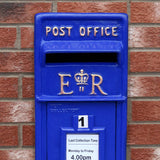 Cassetta Postale Britannica con Piedistallo - Blu