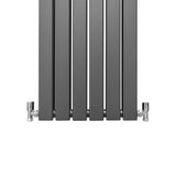 Radiatore a Elementi Piatti - Grigio Antracite - 160cm x 42cm
