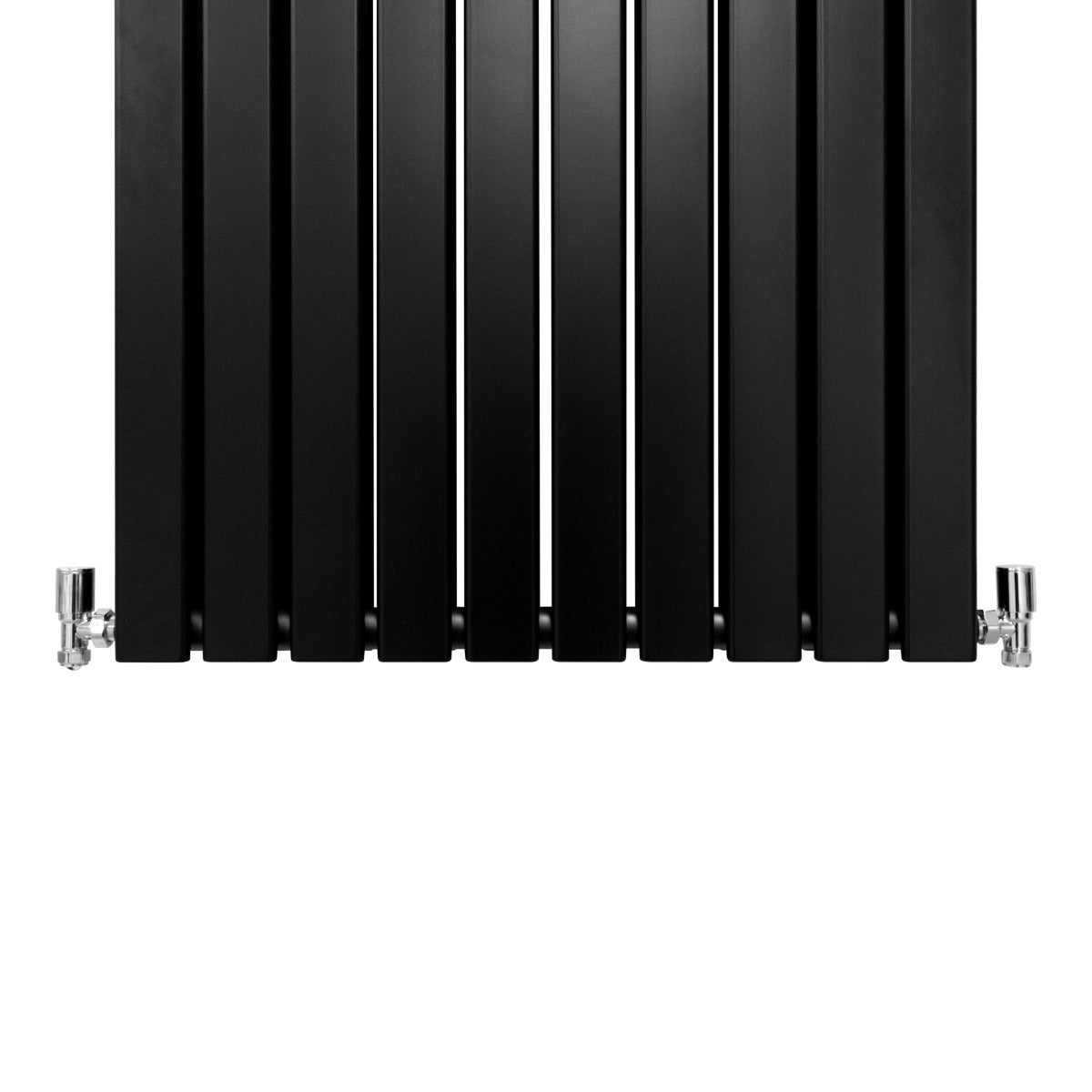 Radiatore a Elementi Piatti - Nero Opaco - 160cm x 70cm